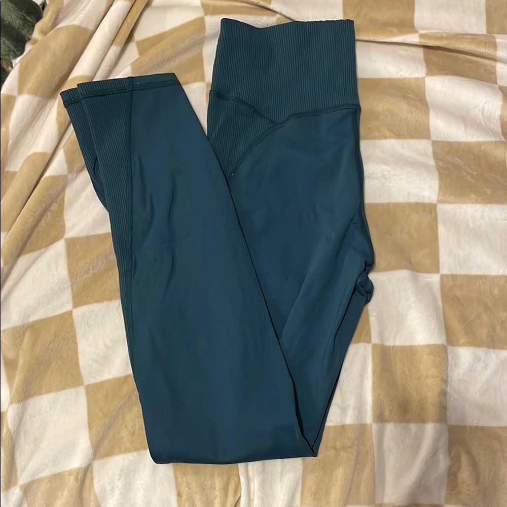 Aerie Teal High-Waisted Leggings